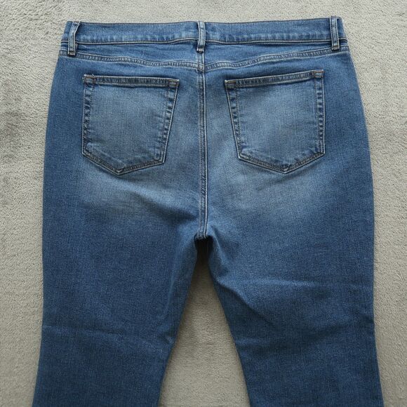 Loft Jeans Women's Size 12P Blue High-Rise Bootcut Denim 27" Inseam Stretch - Picture 16 of 16